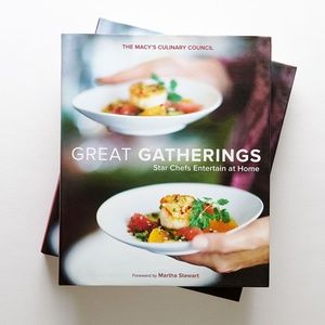 Macy's Great Gatherings Star Chefs Entertain At Home Coffee Table Book Hardcover